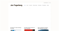 Desktop Screenshot of janfagerberg.org