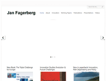 Tablet Screenshot of janfagerberg.org